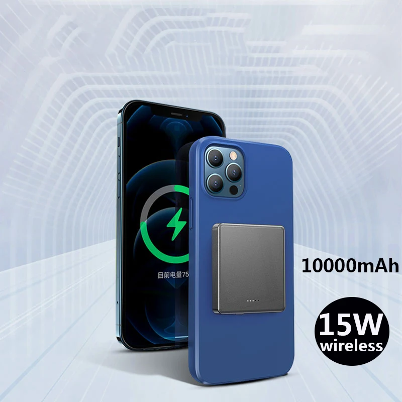 New Magnetic 10000mAh 15W Wireless Power Bank Mobile Phone Fast Charger For iPhone 12 13Pro Max External Auxiliary Battery
New Magnetic 10000mAh 15W Wireless Power Bank Mobile Phone Fast Charger For iPhone 12 13Pro Max External Auxiliary Battery