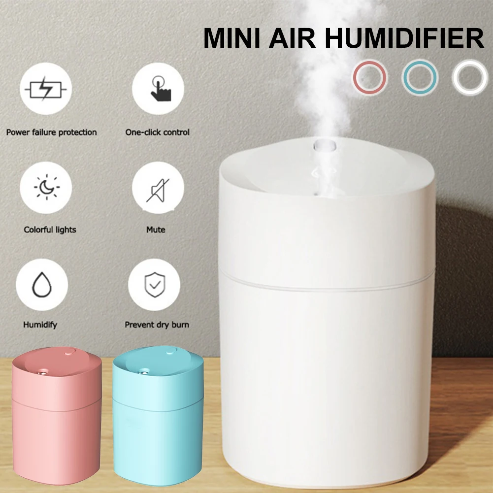 Portable Mini Air Humidifier 2L Cool Mist Humidifier with 2 Modes 35dB Quiet USB Desktop Humidifier with Night Light for Bedroom
Portable Mini Air Humidifier 2L Cool Mist Humidifier with 2 Modes 35dB Quiet USB Desktop Humidifier with Night Light for Bedroom