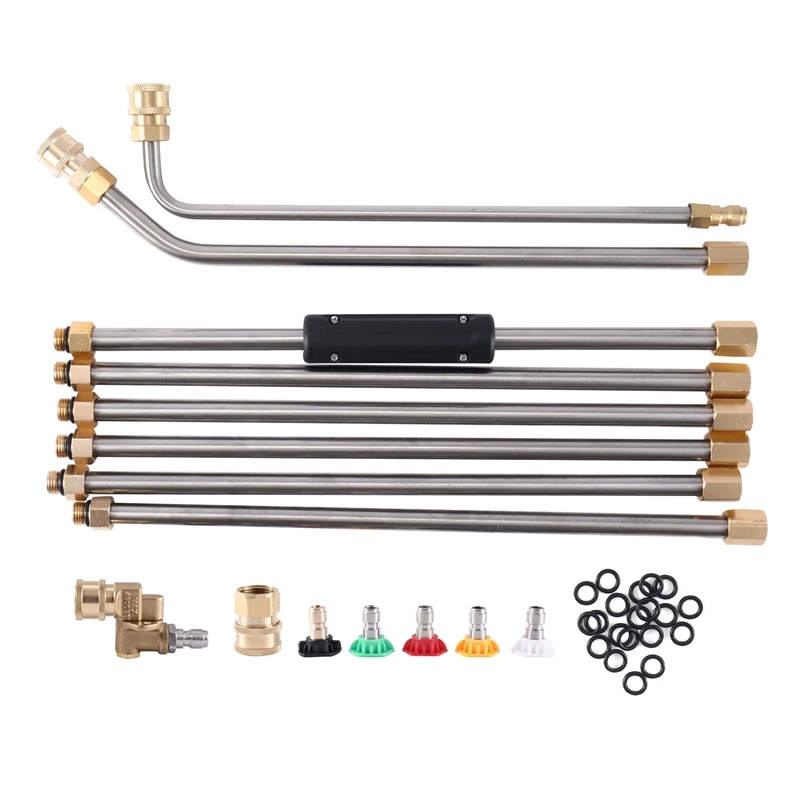 High Pressure Washer Extension Wand Set Gutter Cleaning Straight Rods Spray Attachment For Wand Extension Parts
High Pressure Washer Extension Wand Set Gutter Cleaning Straight Rods Spray Attachment For Wand Extension Parts