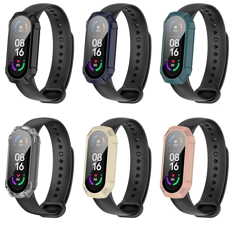 2in1 Screen Protector Full Cover Glass Case For Xiaomi Mi Band 7 Global Version NFC Smart Bracelet Protective Film Strap Shell
2in1 Screen Protector Full Cover Glass Case For Xiaomi Mi Band 7 Global Version NFC Smart Bracelet Protective Film Strap Shell