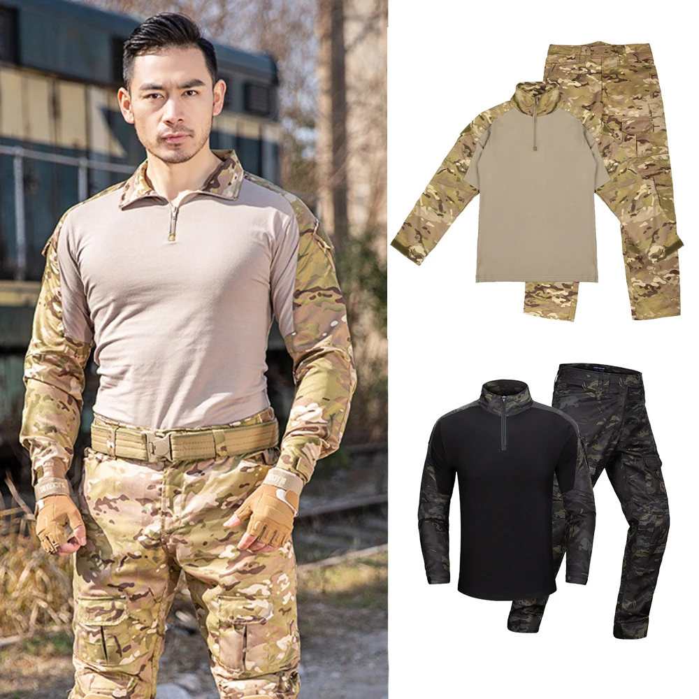 Уличная одежда для страйкбола, пейнтбола, военная униформа для стрельбы, тактические боевые камуфляжные рубашки, брюки-карго, налокотники/Н... 
Уличная одежда для страйкбола, пейнтбола, военная униформа для стрельбы, тактические боевые камуфляжные рубашки, брюки-карго, налокотники/Н...
