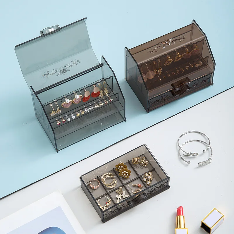 Jewelry Clear Storage Box for Earrings Ring Necklace Acrylic Storage Box Desktop Makeup Rack Cosmetic Box Skin Care Storage Box
Jewelry Clear Storage Box for Earrings Ring Necklace Acrylic Storage Box Desktop Makeup Rack Cosmetic Box Skin Care Storage Box
