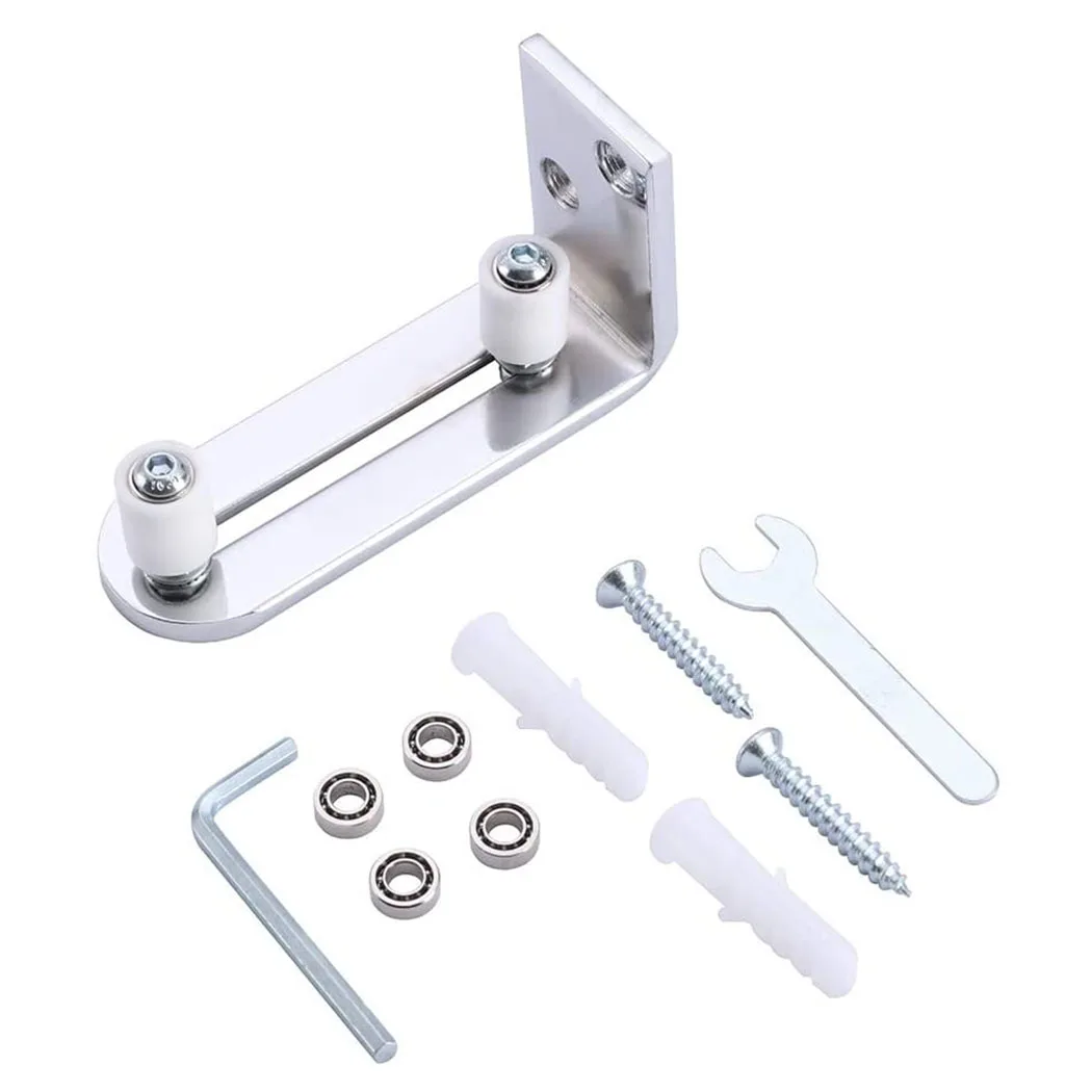 Roller Floor guide Tool Useful Accessories Adjustable Barn Door Bottom Hardware Sliding Wall Mounted Practical
Roller Floor guide Tool Useful Accessories Adjustable Barn Door Bottom Hardware Sliding Wall Mounted Practical