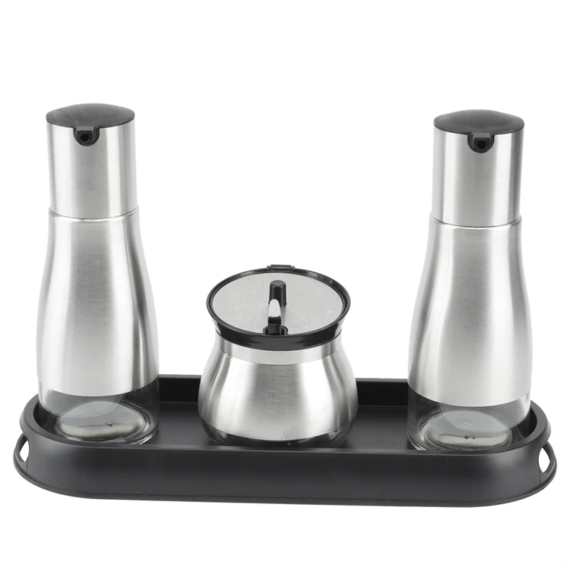 Oiler Seasoning Jar 3-Piece Funnel Glass Leak-Proof Bottle Household Soy Sauce Seasoning Vinegar with Base
Oiler Seasoning Jar 3-Piece Funnel Glass Leak-Proof Bottle Household Soy Sauce Seasoning Vinegar with Base