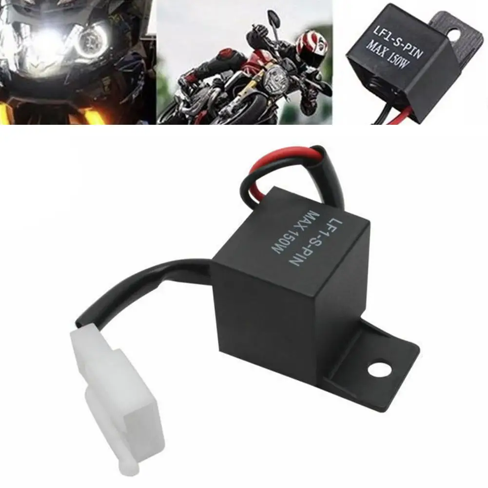 2-Pin 12V Electronic LED Flasher Relay For Fix Motorcycle Turn Signal Lights Blinker Bulb Hyper Flash Repair Tools 150W 40A
2-Pin 12V Electronic LED Flasher Relay For Fix Motorcycle Turn Signal Lights Blinker Bulb Hyper Flash Repair Tools 150W 40A