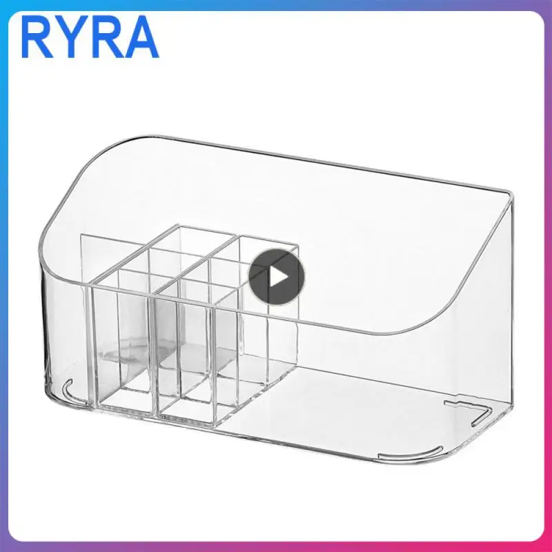 Cosmetic Compartment Finishing Box Grid Design Non-slip Makeup Box Makeup Tools Transparent Finishing Box Simple Household 
Cosmetic Compartment Finishing Box Grid Design Non-slip Makeup Box Makeup Tools Transparent Finishing Box Simple Household