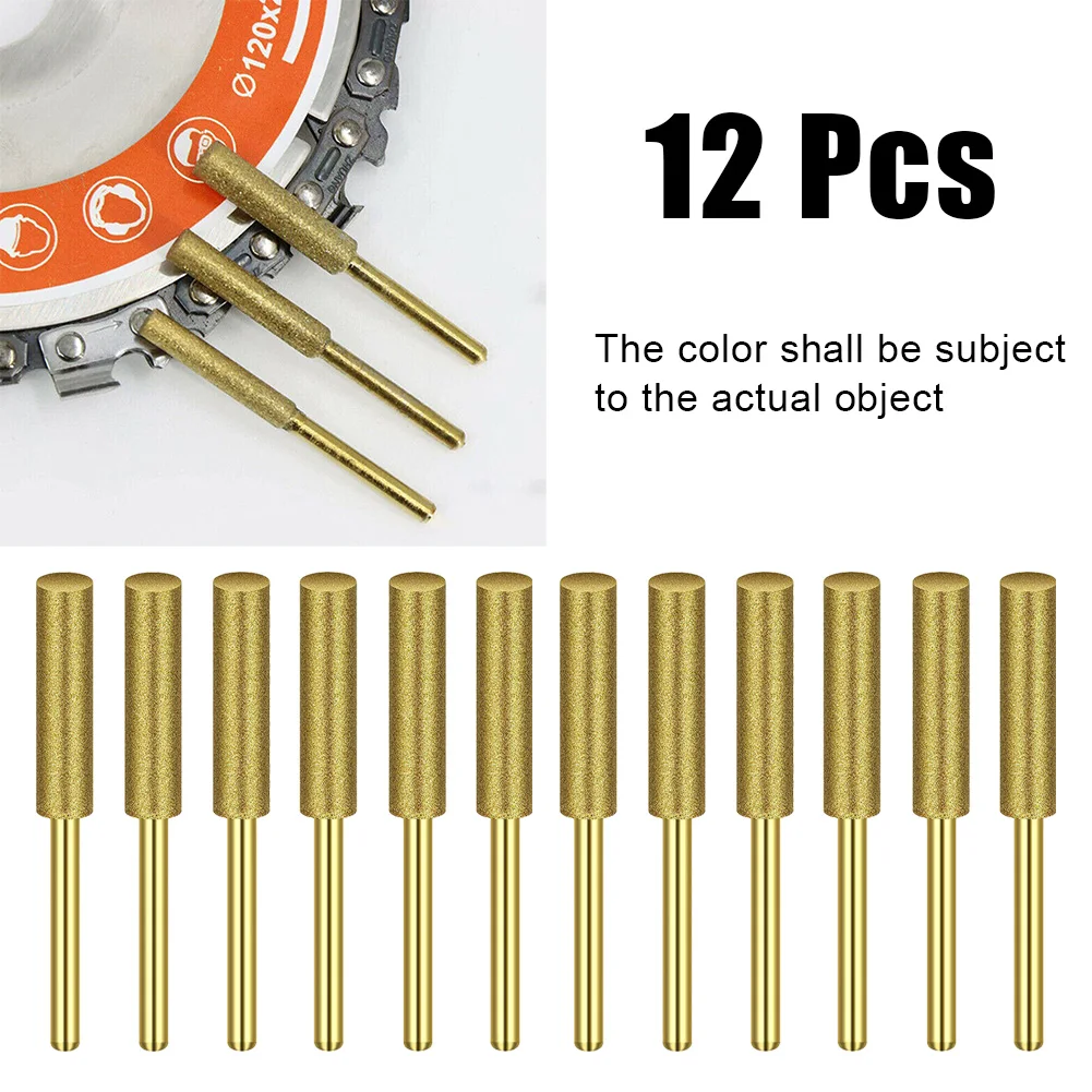 Chain Chainsaw Chain Diamond Drill Titanium-plated 12pcs Grinder Carving Saw Sharpener Tools Grinding Sharpening Saw Wheels Burr
Chain Chainsaw Chain Diamond Drill Titanium-plated 12pcs Grinder Carving Saw Sharpener Tools Grinding Sharpening Saw Wheels Burr