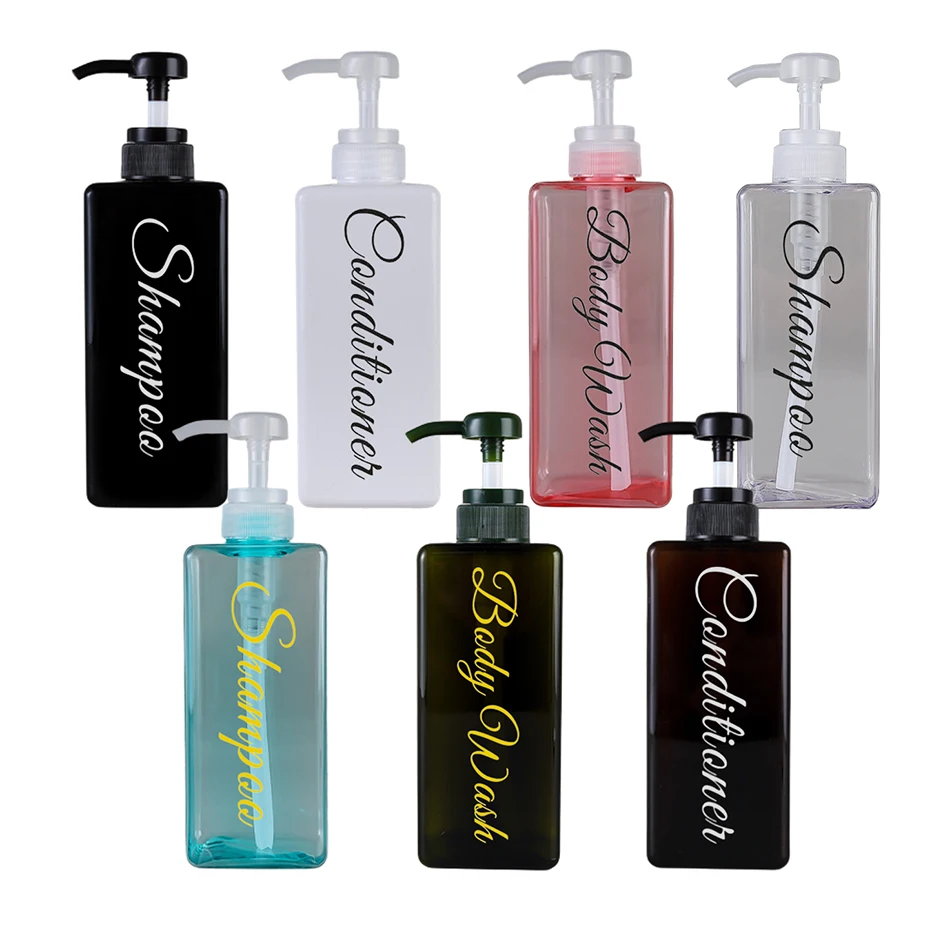 Bathroom Refillable Liquid Soap Dispenser Bottle with Pump Empty Shampoo Conditioner Body Wash Lotion Container for Shower 650ml
Bathroom Refillable Liquid Soap Dispenser Bottle with Pump Empty Shampoo Conditioner Body Wash Lotion Container for Shower 650ml