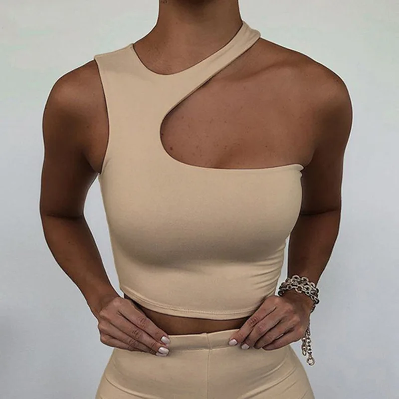 Cut Out Sexy Crop Off Shoulder Solid 2022 Skinny Sport Short Tops Y2K T-shirt Women Tank Irregular Summer Tube Tops Streetwear
Cut Out Sexy Crop Off Shoulder Solid 2022 Skinny Sport Short Tops Y2K T-shirt Women Tank Irregular Summer Tube Tops Streetwear