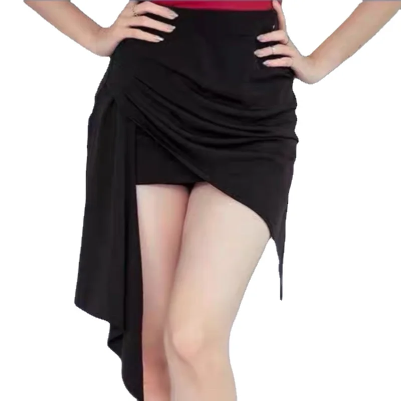 New Adult Latin Dance Skirt Black Sexy Irregular Skirt Training Dress Female Adult Professional Dance Skirt 
New Adult Latin Dance Skirt Black Sexy Irregular Skirt Training Dress Female Adult Professional Dance Skirt