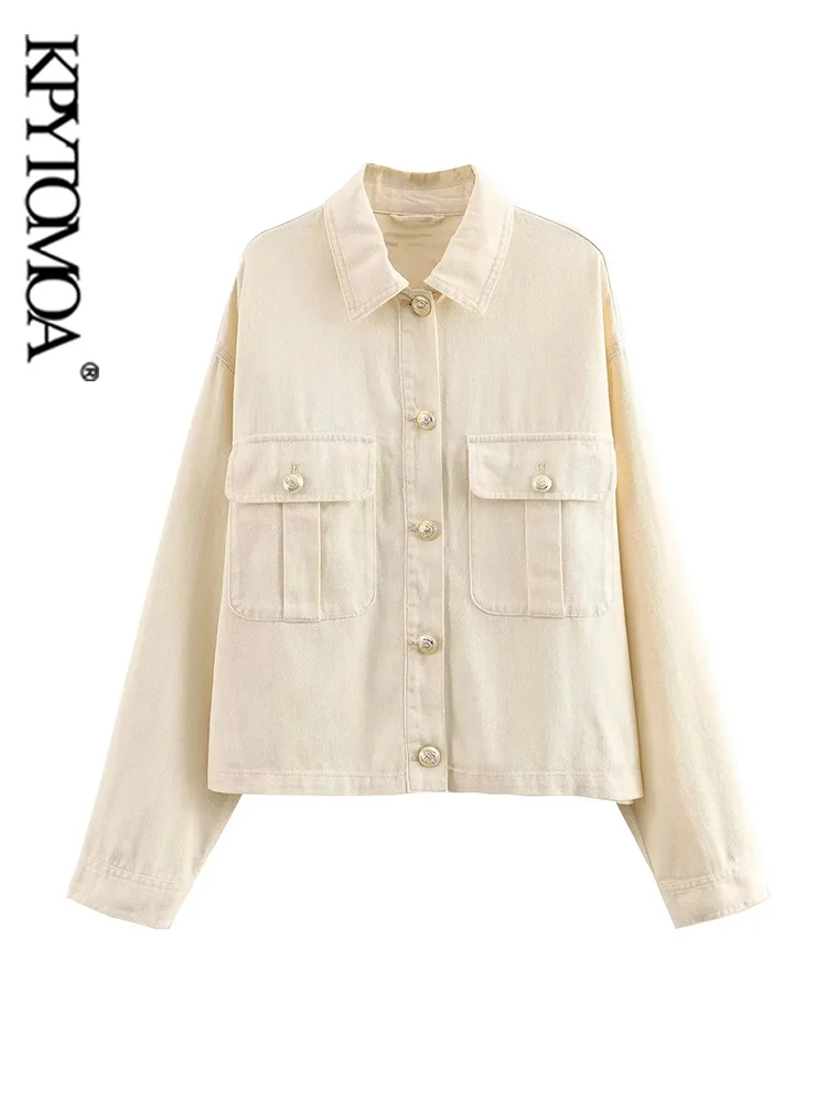KPYTOMOA Women Fashion With Pockets Oversized Jacket Coat Vintage Long Sleeve Front Gold Button Female Outerwear Chic Tops
KPYTOMOA Women Fashion With Pockets Oversized Jacket Coat Vintage Long Sleeve Front Gold Button Female Outerwear Chic Tops