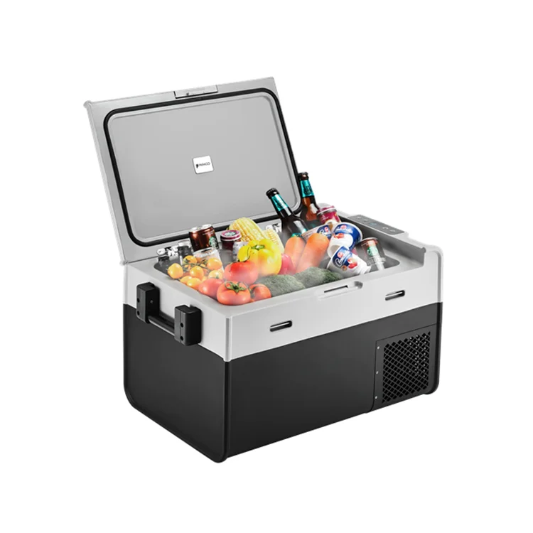 

New design Outdoor using 12V 24V PG35 35L camping portable mini car fridge freezer refrigerator with DC Compressor