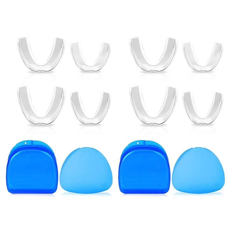 2 Set Teeth Grind Night Guard, Mouth Guards For Teeth Grinding, Anti Teeth Grinding Splint, Clenching Trays
2 Set Teeth Grind Night Guard, Mouth Guards For Teeth Grinding, Anti Teeth Grinding Splint, Clenching Trays
