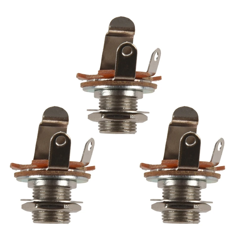 3X Guitar Parts & Accessories Switchcraft 1/4 6.35Mm 2-Conductor Mono Chassis Guitar Jack Input Output
3X Guitar Parts & Accessories Switchcraft 1/4 6.35Mm 2-Conductor Mono Chassis Guitar Jack Input Output
