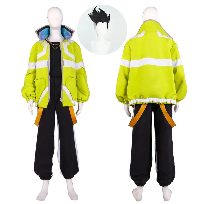 Cyberpunk Edgerunners David Martinez Cosplay Costume Wig Party Suit Halloween Uniforms Coat + Shirt + Pants+ Belt + Necklace
Cyberpunk Edgerunners David Martinez Cosplay Costume Wig Party Suit Halloween Uniforms Coat + Shirt + Pants+ Belt + Necklace