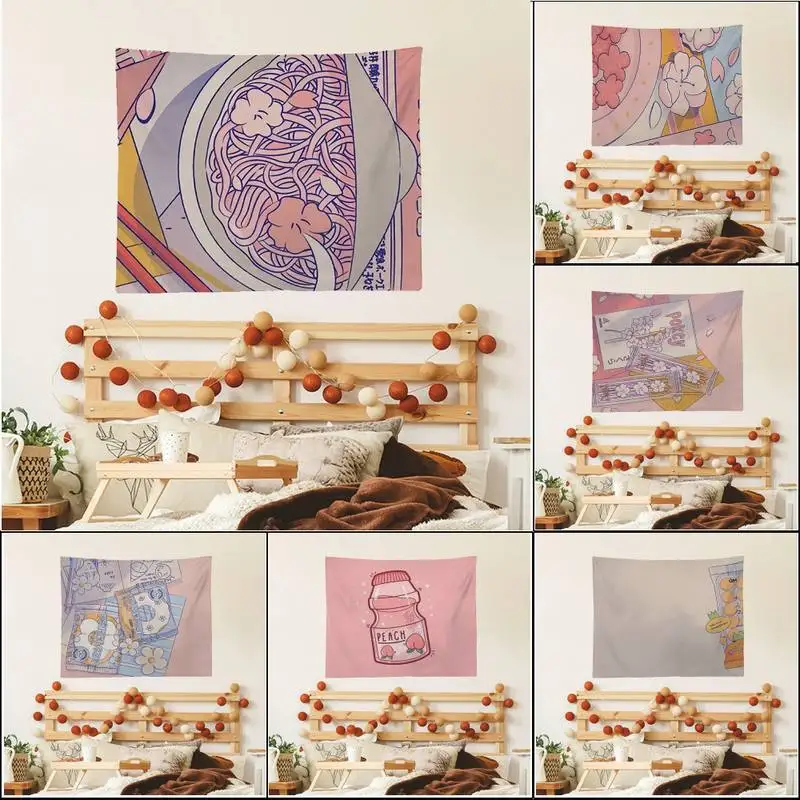Anime Pink Tapestry Art Printing Cheap Hippie Wall Hanging Bohemian Wall Tapestries
Anime Pink Tapestry Art Printing Cheap Hippie Wall Hanging Bohemian Wall Tapestries