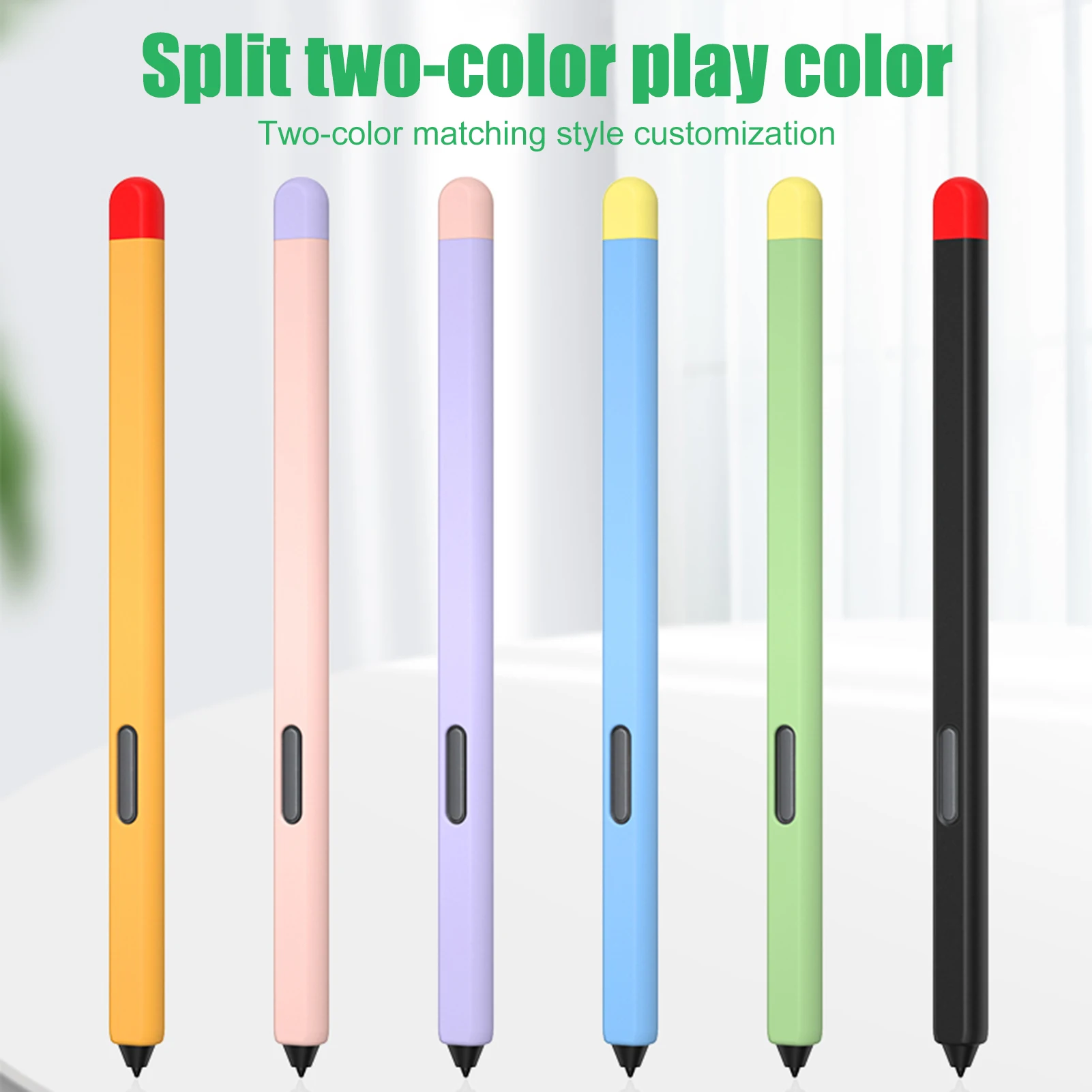 Colorful Soft Silicone Stylus Touch Pen Cover For Samsung Galaxy Tab S-Pen Pencil Case Cover Non-slip Shockproof Protector
Colorful Soft Silicone Stylus Touch Pen Cover For Samsung Galaxy Tab S-Pen Pencil Case Cover Non-slip Shockproof Protector