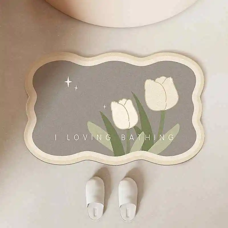 2023 Non slip floor mat, absorbent diatomaceous mud, kitchen mat for household use Grey 
2023 Non slip floor mat, absorbent diatomaceous mud, kitchen mat for household use Grey