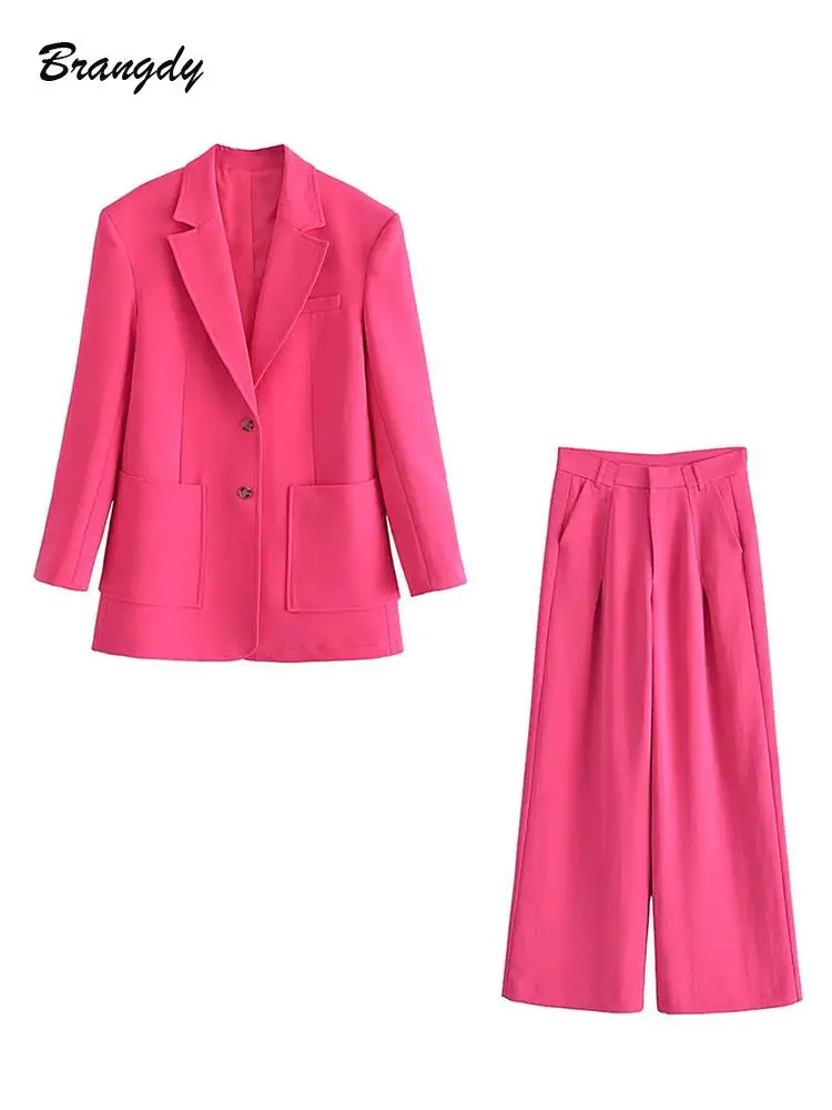 Trouser Suit For Women Green Blazer Jacket Trouser Suits Wide Leg Pants Suits Spring OL Style Outfits Female Blazer Workwears
Trouser Suit For Women Green Blazer Jacket Trouser Suits Wide Leg Pants Suits Spring OL Style Outfits Female Blazer Workwears