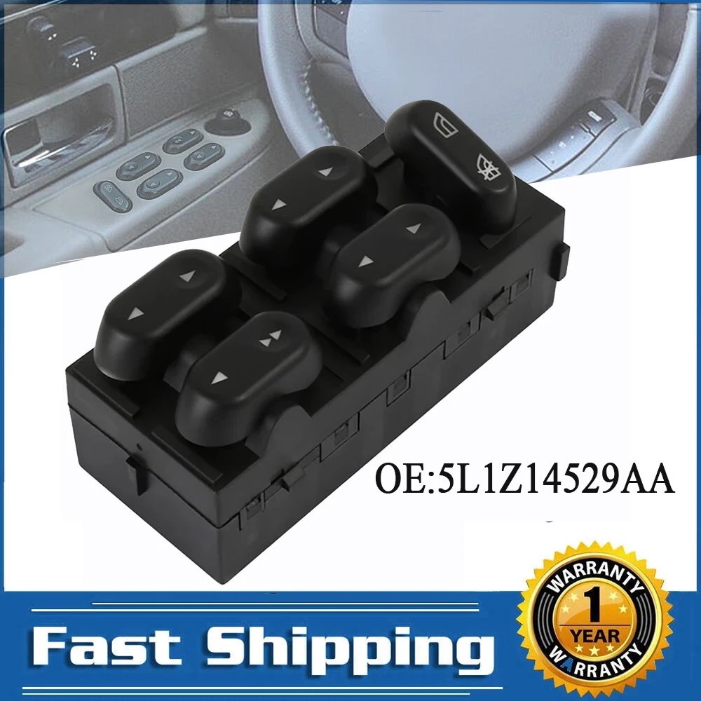 Кнопка регулятора стеклоподъемника для Ford F150 Crown Victoria Expedition Lincoln Mark LT Mercury Grand Marquis 5L1Z14529AA
Кнопка регулятора стеклоподъемника для Ford F150 Crown Victoria Expedition Lincoln Mark LT Mercury Grand Marquis 5L1Z14529AA