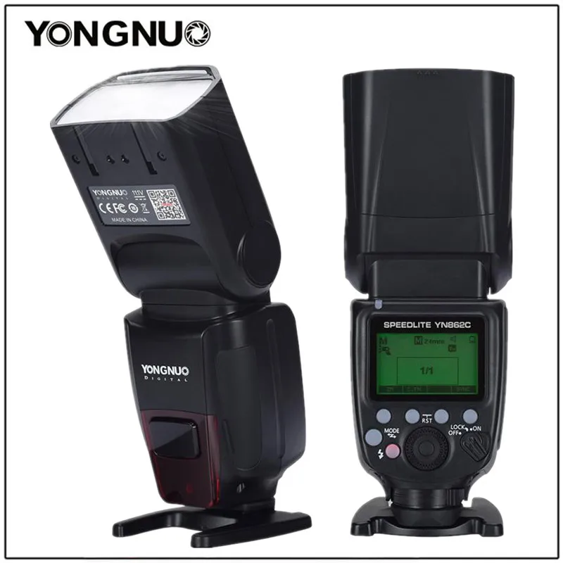 YongNuo YN862C TTL Flash Master Slave Speedlite Auto Manual Zoom with 1800mAh Battery for Canon 5D IV/6D/7D/40D/650D/1200D/EOS R 
YongNuo YN862C TTL Flash Master Slave Speedlite Auto Manual Zoom with 1800mAh Battery for Canon 5D IV/6D/7D/40D/650D/1200D/EOS R