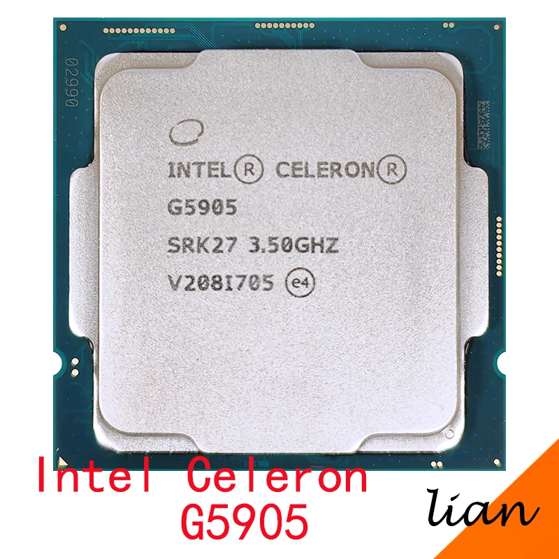 Процессор Intel Celeron G5905 3,5 ГГц двухъядерный двухпоточный процессор 4 МБ 58 Вт LGA 1200
Процессор Intel Celeron G5905 3,5 ГГц двухъядерный двухпоточный процессор 4 МБ 58 Вт LGA 1200