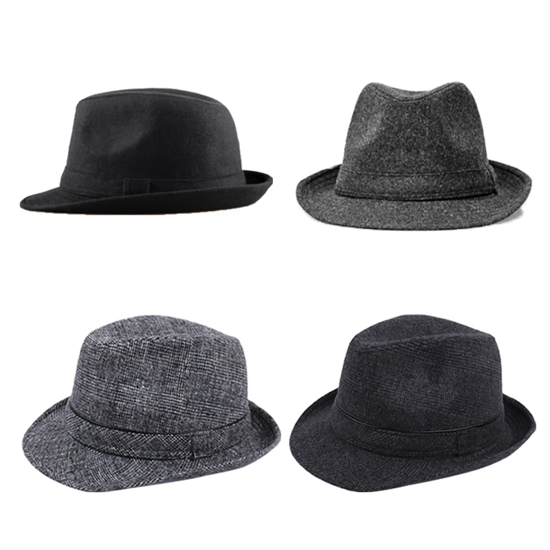 Winter Classic British Vintage Fedoras Top Jazz Hat Hats Classic Version Chapeau Gentlemen Woolen Cap Middle-aged Elderly Men
Winter Classic British Vintage Fedoras Top Jazz Hat Hats Classic Version Chapeau Gentlemen Woolen Cap Middle-aged Elderly Men