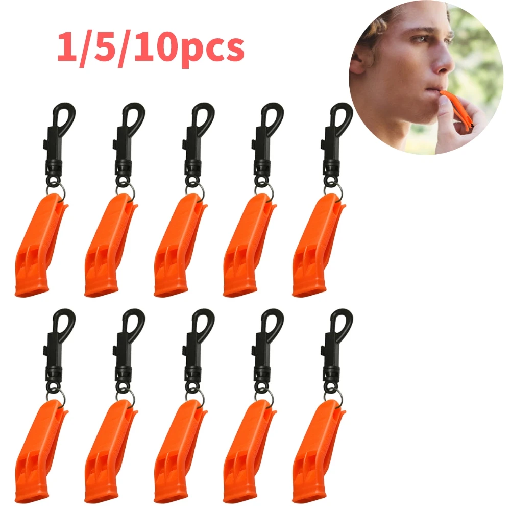 1/5/10PCS Outdoor Survival Whistle Camping Hiking Rescue Emergency Safety Whistle Diving Ball Sports Match Whistle With Clip
1/5/10PCS Outdoor Survival Whistle Camping Hiking Rescue Emergency Safety Whistle Diving Ball Sports Match Whistle With Clip