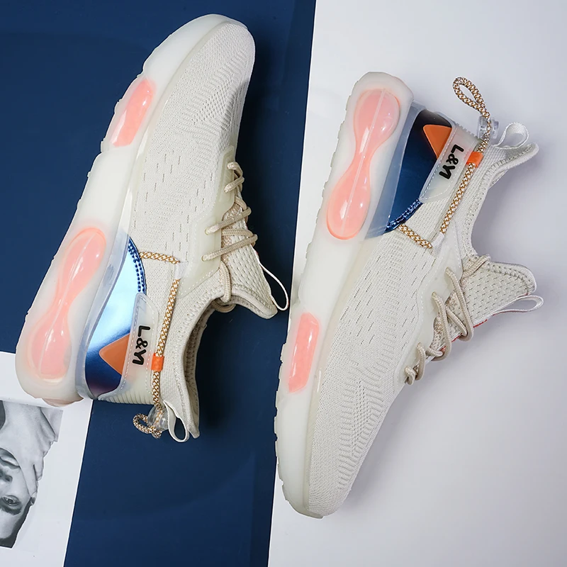 Fashion Mesh Transparent Soft Sole Basketball Shoes Fall New Men's Sports Shoes Comfortable Lightweight Breathable Running Shoes
Fashion Mesh Transparent Soft Sole Basketball Shoes Fall New Men's Sports Shoes Comfortable Lightweight Breathable Running Shoes