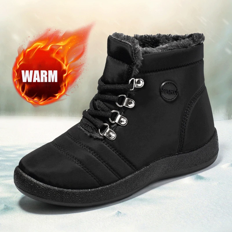 Зимние женские ботинки, флисовые плюшевые водонепроницаемые Роскошные женские ботинки на платформе, Нескользящие уличные модные ботильон...
Зимние женские ботинки, флисовые плюшевые водонепроницаемые Роскошные женские ботинки на платформе, Нескользящие уличные модные ботильон...