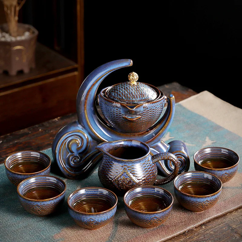 Chinese Ceramic Tea Set, Semi-Automatic Tea Maker, Kungfu Teapot, Living Room, Office Tea Set
Chinese Ceramic Tea Set, Semi-Automatic Tea Maker, Kungfu Teapot, Living Room, Office Tea Set
