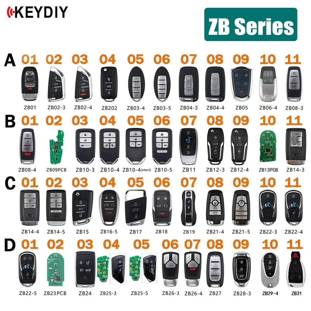 Пульты дистанционного управления KEYDIY KD Smart Key ZB ZB01/02/03/04/05/06/08/10/11/12/15/16/17/21/22/24/27/автомобильные ключи диагональю 28/29/31
Пульты дистанционного управления KEYDIY KD Smart Key ZB ZB01/02/03/04/05/06/08/10/11/12/15/16/17/21/22/24/27/автомобильные ключи диагональю 28/29/31