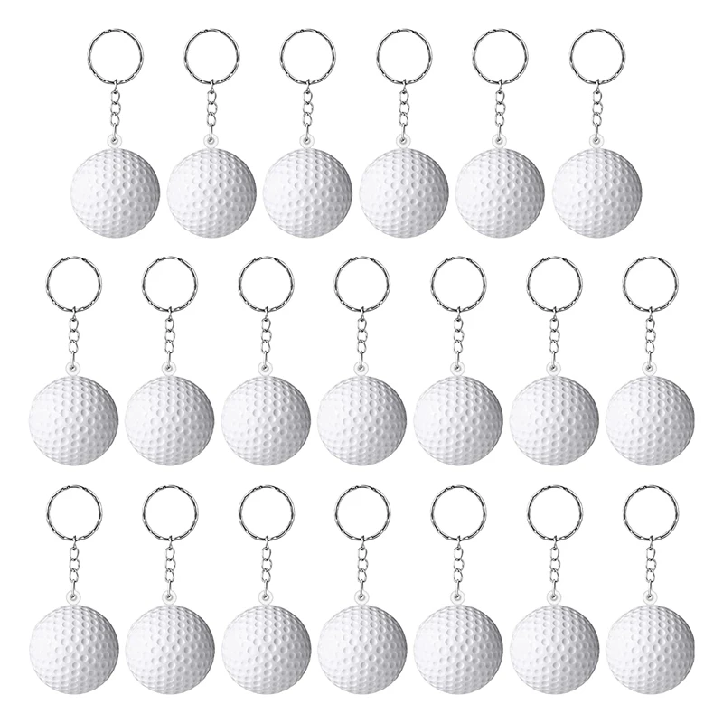 20 Pack Golf Ball Keychains For Party Favors,Golf Ball Stress Ball,School Carnival Reward,Sports Centerpiece Decorations
20 Pack Golf Ball Keychains For Party Favors,Golf Ball Stress Ball,School Carnival Reward,Sports Centerpiece Decorations