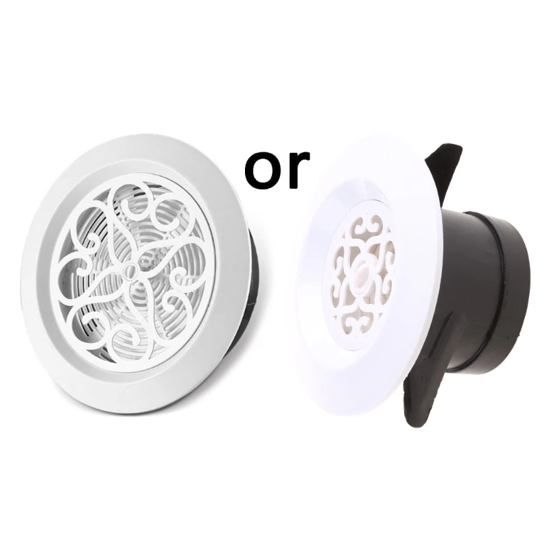 P82D Adjustable Airflow Round Ceiling Diffuser Plastic Air Vent Wall Cover Replacement Detachable Air Ventilation Cover
P82D Adjustable Airflow Round Ceiling Diffuser Plastic Air Vent Wall Cover Replacement Detachable Air Ventilation Cover