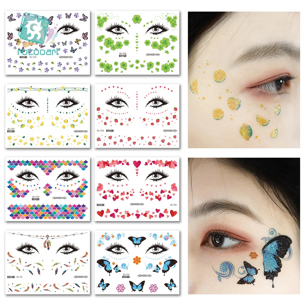 3/pcs Color Butterfly Face Tattoo Stickers For Woman Man Body Fake Tattoo Flower Temporary Tattoos Young Girls Party Cute Tatoo
3/pcs Color Butterfly Face Tattoo Stickers For Woman Man Body Fake Tattoo Flower Temporary Tattoos Young Girls Party Cute Tatoo