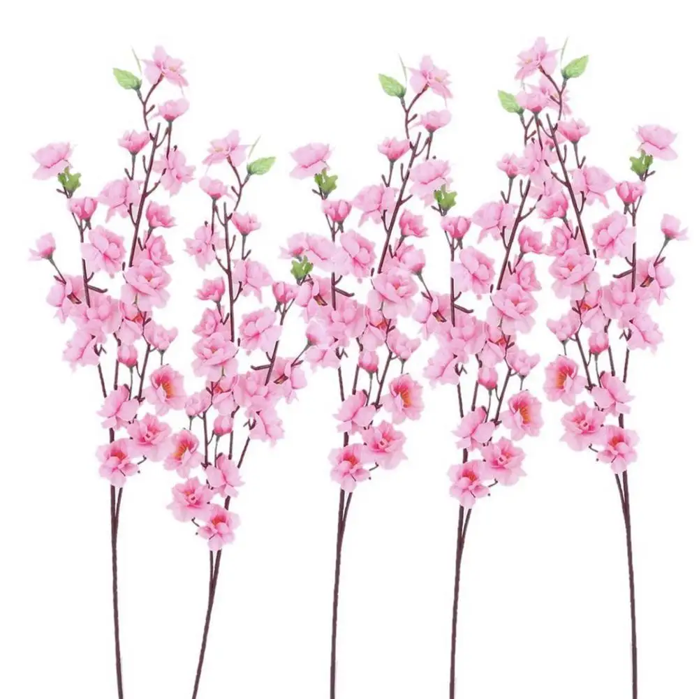 6pcs Peach Blossom Simulation Flowers Artificial Flowers Silk Flower Decorative Flowers Wreaths Branch Fake Leaves Peach Blossom
6pcs Peach Blossom Simulation Flowers Artificial Flowers Silk Flower Decorative Flowers Wreaths Branch Fake Leaves Peach Blossom