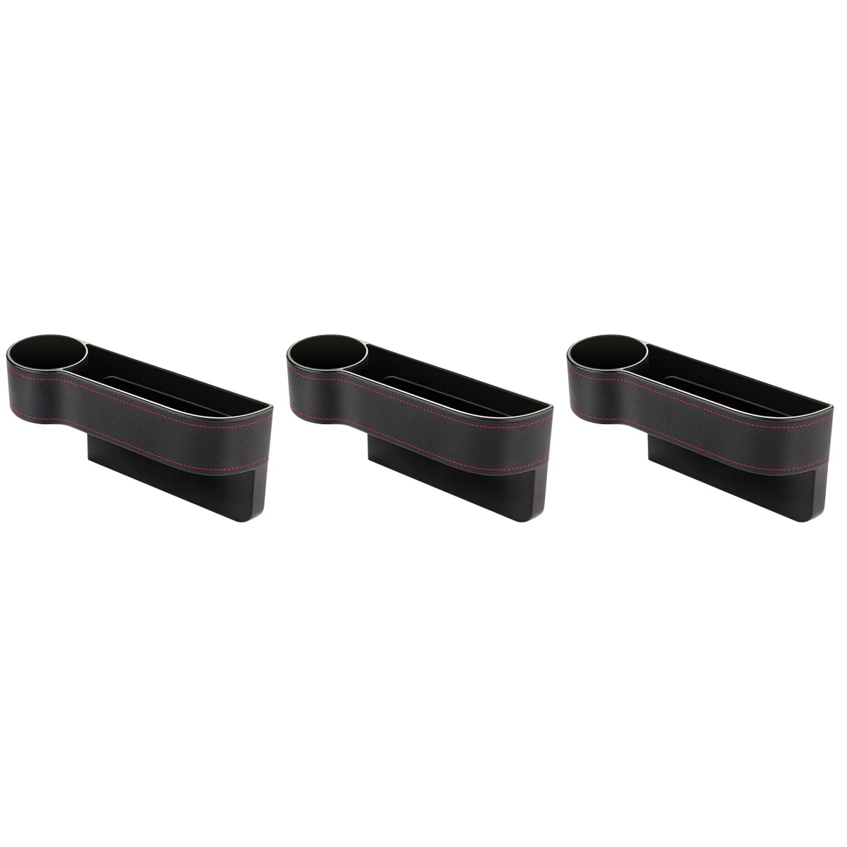 3 Pieces Storage Box Car Seat Gap Container Black PU Console Travel Auto Gap-Pocket
3 Pieces Storage Box Car Seat Gap Container Black PU Console Travel Auto Gap-Pocket