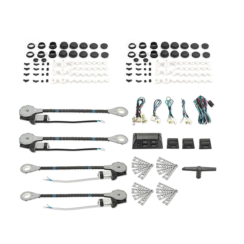 Car Auto Universal Electric Power Window Kit 4 door with Switches and Harness
Car Auto Universal Electric Power Window Kit 4 door with Switches and Harness
