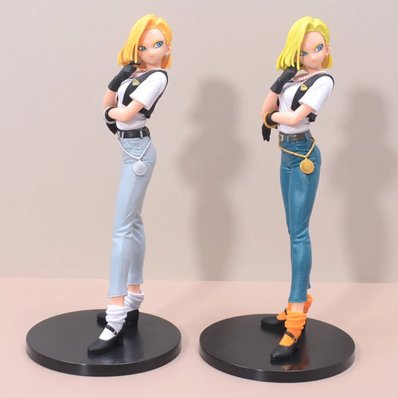 24CM Animation Dragon Ball Z Anime GK Android 18 Action Kuririn Wife PVC Model Sexy Girl DBZ Doll Desktop Collection Toys Gift 
24CM Animation Dragon Ball Z Anime GK Android 18 Action Kuririn Wife PVC Model Sexy Girl DBZ Doll Desktop Collection Toys Gift