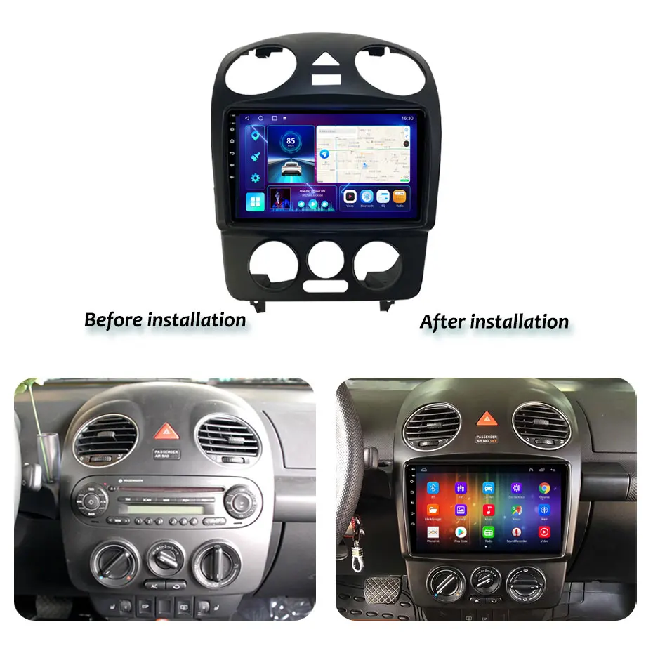 JUSTNAVI 8G 128G GPS для VW Volkswagen Beetle 2000-2012 автомобильное радио-навигация стерео