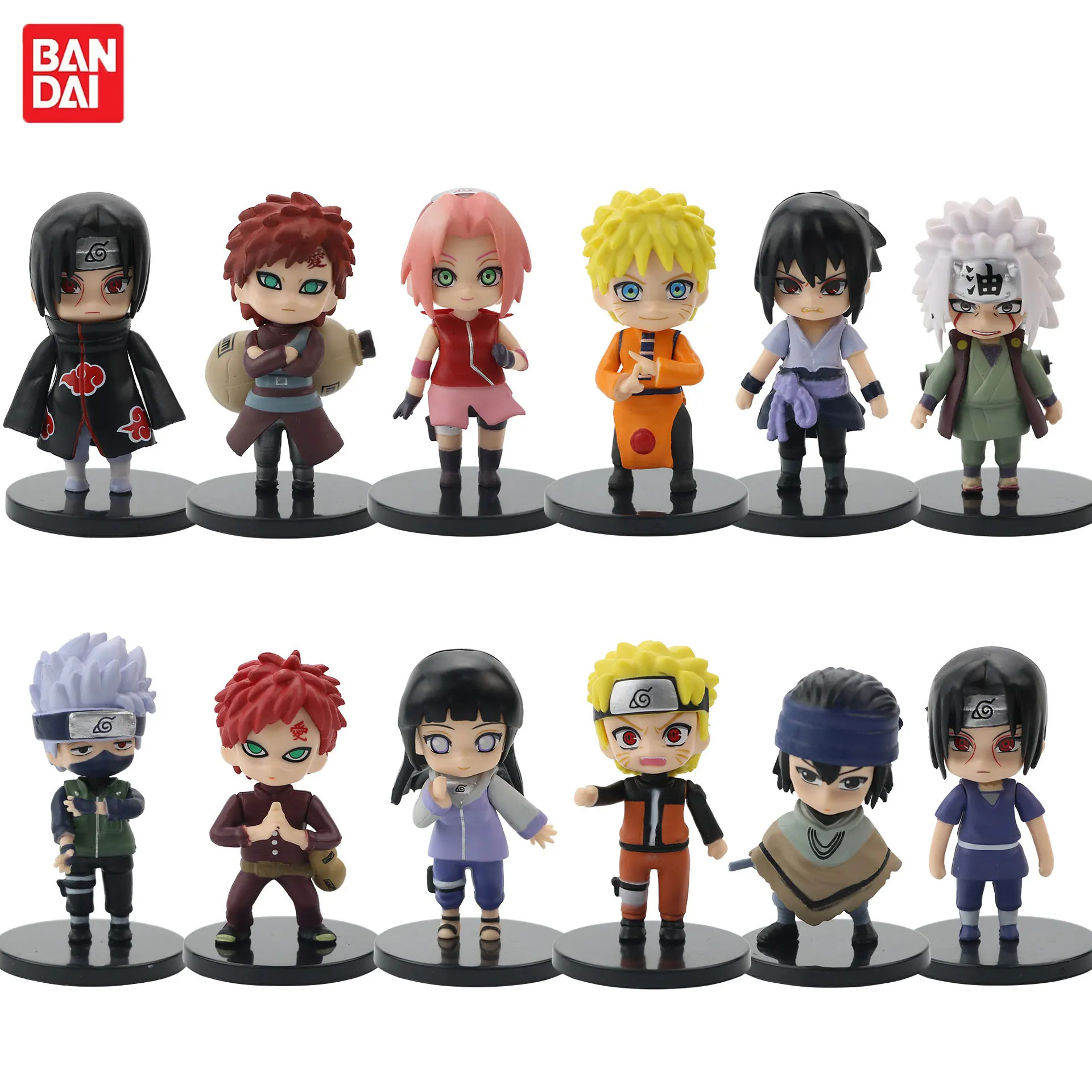 12Pcs/Set Anime Naruto Shippuden Hinata Sasuke Itachi Kakashi Gaara Jiraiya Sakura Q Version PVC Figures Toys Dolls Kid Gift
12Pcs/Set Anime Naruto Shippuden Hinata Sasuke Itachi Kakashi Gaara Jiraiya Sakura Q Version PVC Figures Toys Dolls Kid Gift