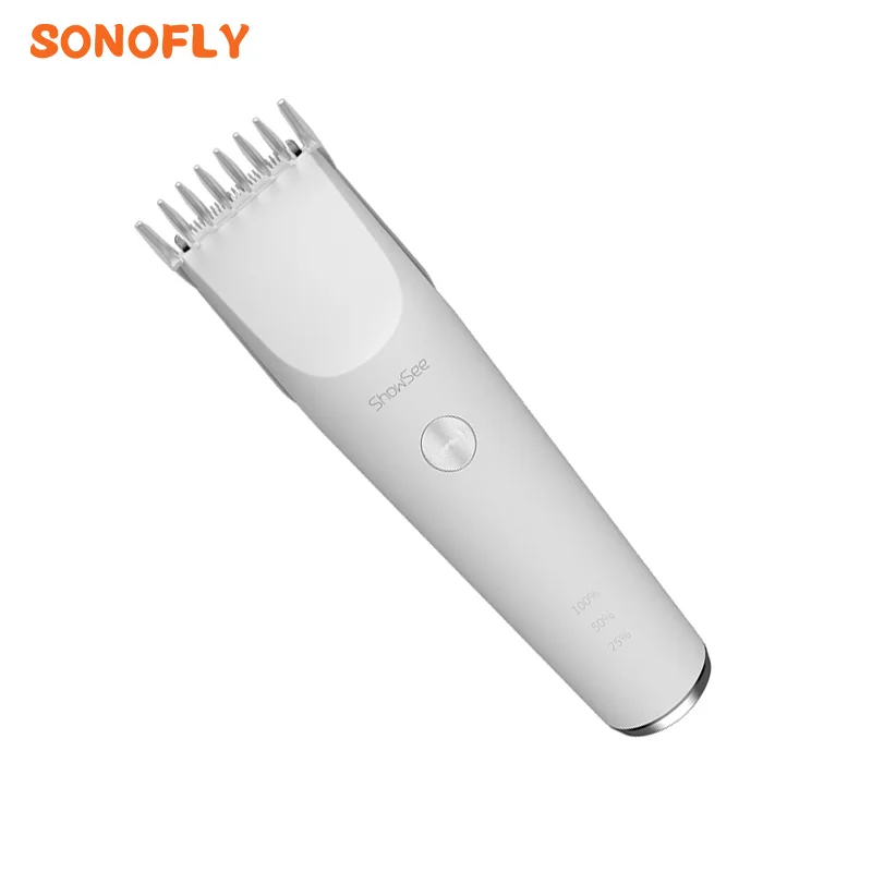 SONOFLY ShowSee USB Electric Hair Clippers Professional Ipx7 Washable Hair Cutter Machine Adjustable Comb Men Children Use C22 
SONOFLY ShowSee USB Electric Hair Clippers Professional Ipx7 Washable Hair Cutter Machine Adjustable Comb Men Children Use C22