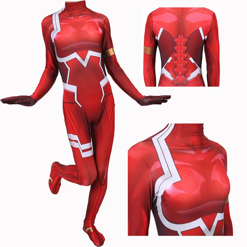 Anime Darling In The franxx 02 Zero Two Cosplay Costume For Women Halloween Costume Wig 3D Printing Bodysuit Zentai Suit
Anime Darling In The franxx 02 Zero Two Cosplay Costume For Women Halloween Costume Wig 3D Printing Bodysuit Zentai Suit