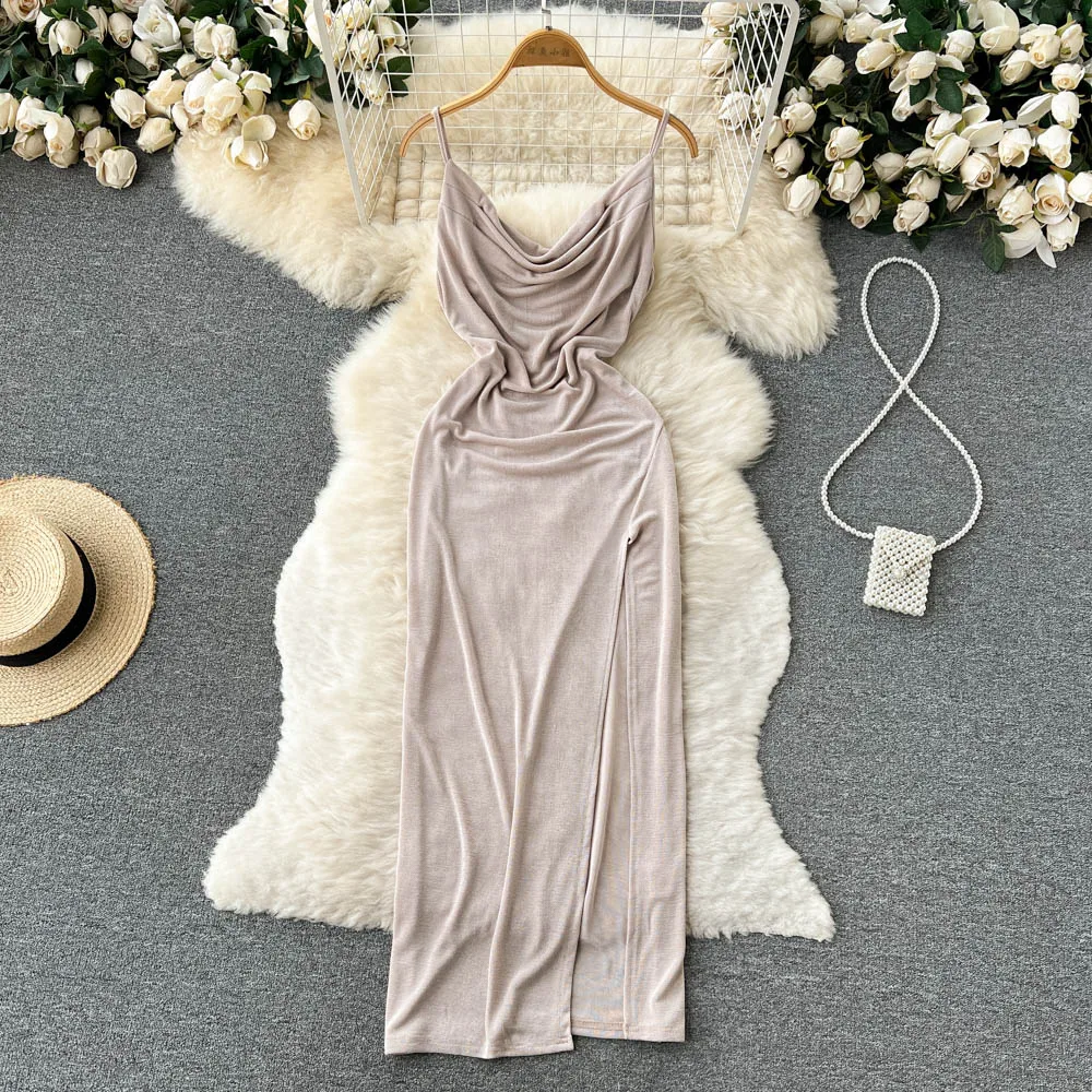 Женское плиссированное платье с разрезом, приталенное платье с французским разрезом, длинное модное платье на лето, 2022
Женское плиссированное платье с разрезом, приталенное платье с французским разрезом, длинное модное платье на лето, 2022