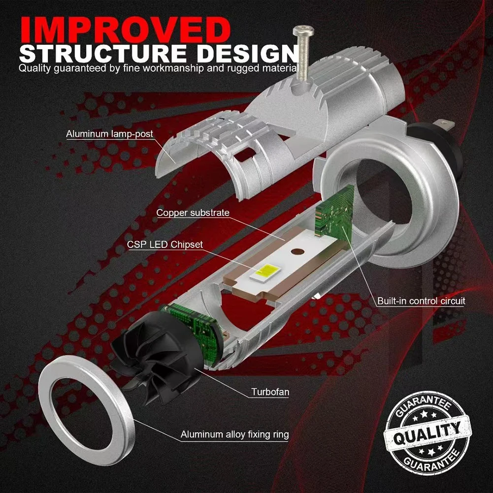 2Pcs LED Headlight Bulbs H7 Bulbs Super Bright 6000K LED High/Low Beam Headlight Conversion Kit White With Fan ILED Car Light
2Pcs LED Headlight Bulbs H7 Bulbs Super Bright 6000K LED High/Low Beam Headlight Conversion Kit White With Fan ILED Car Light
