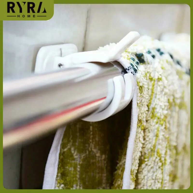 2 Pcs Clamp Hook Shower Curtain Hanging Rod Clip Self Adhesive Nail-free Hanging Holder Home Accessories Wall Hanging Clip
2 Pcs Clamp Hook Shower Curtain Hanging Rod Clip Self Adhesive Nail-free Hanging Holder Home Accessories Wall Hanging Clip