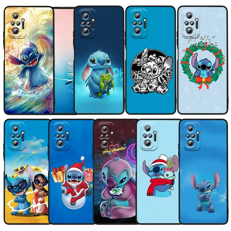 Disney Cute Lilo & StitchFor Xiaomi Redmi Note 11E 11S 11 11T 10 10S 9 9T 9S 8 8T Pro 5G Black Soft TPU Phone Case Funda Capa
Disney Cute Lilo & StitchFor Xiaomi Redmi Note 11E 11S 11 11T 10 10S 9 9T 9S 8 8T Pro 5G Black Soft TPU Phone Case Funda Capa