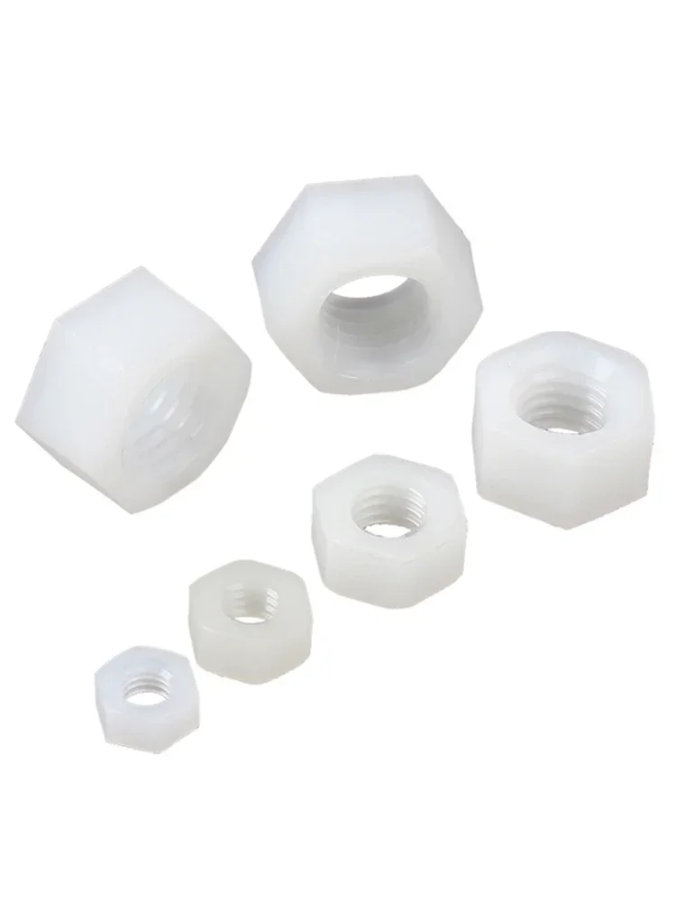 Нейлоновые гайки M2-M20 белые или черные
Нейлоновые гайки M2-M20 белые или черные