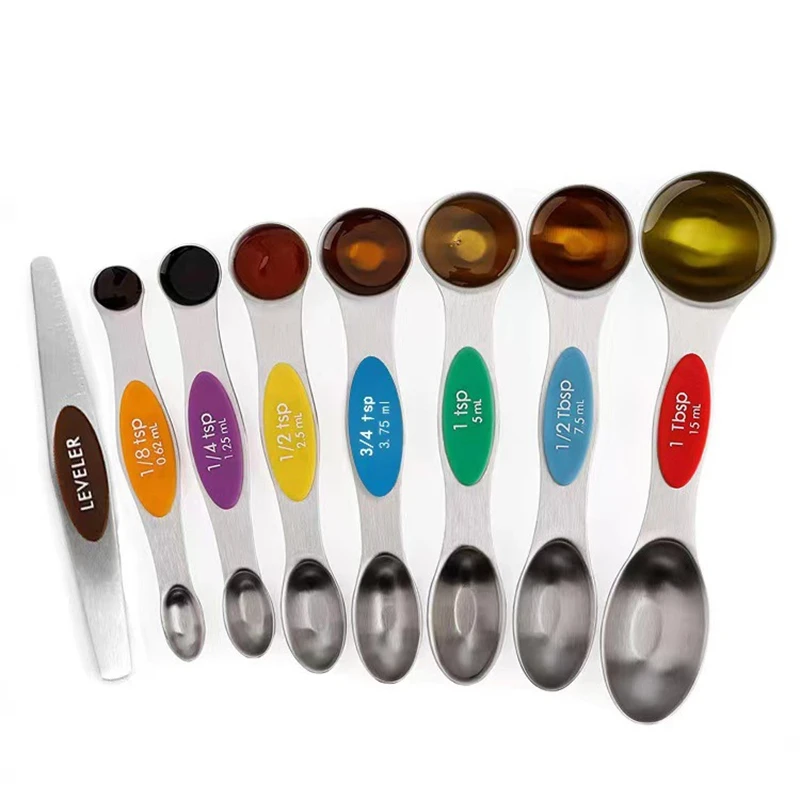 7/8pcs/Set with Color Box Double Head Measuring Spoon Graduated Measuring Spoon Set Seasoning Spoon
7/8pcs/Set with Color Box Double Head Measuring Spoon Graduated Measuring Spoon Set Seasoning Spoon