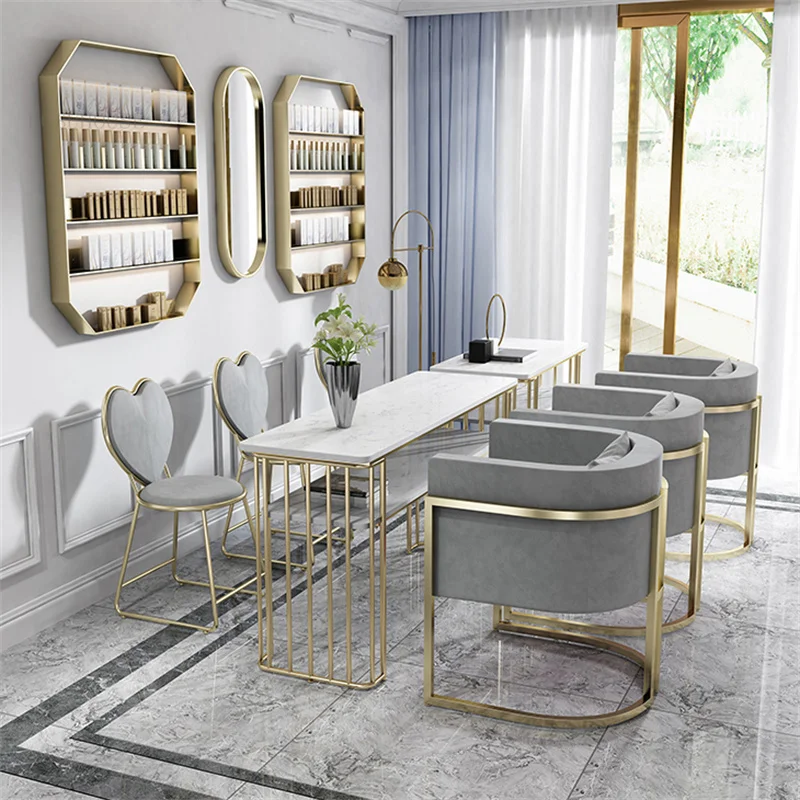 Nordic Iron Nail Tables Marble professional Manicure Table Simple Single Double Manicure Table and Chair Set Salon Furniture Z
Nordic Iron Nail Tables Marble professional Manicure Table Simple Single Double Manicure Table and Chair Set Salon Furniture Z